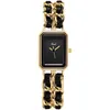 Mode Damenuhren Quarzwerk Silber Gold Kleiduhr Lady Square Tank Edelstahlgehäuse Originalverschluss Analoge Freizeitarmbanduhr Montre