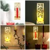 حاملي الشموع 2 PCS Decoration Taper Candles arab Convative Candlestick Fanquets Candlelight Dinn