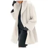 Women Wool Blend's Wooded Woolen Coat Jacket Womens Winter Trench Ladies Warm Slim Long Overwear Outwear 230928