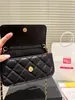 Women mini Wrist bag Fashion Shopping Satchels Shoulder Bags Hardware handle hobo handbag leather chain crossbody messenger bag Luxury designer purses wallet tote