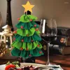 Christmas Decorations Holiday Wine Bottle Covers Decorative Bags For Party Tree Shape Home Table Decor