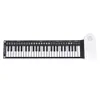 49 Key Hand Roll Electronic Organ For Kids Piano Portable Folding Hand Roll Piano Beginner Midi Musical Keyboard Usb Instrument New