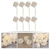 Vases 8 Pcs Rattan Sola Flower Rattans Aroma Diffuser Set Flowers Wooden Stick Beautiful Office Vase