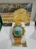 Con scatola originale di lusso automatico 2813 movimento meccanico orologio quadrante verde orologi da uomo 116508 oro 116520 116528 orologi da polso da uomo 2024