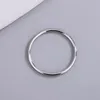 Bagues de cluster Simple Bobine Géométrique Couple Bague Pour Femmes Original Sterling Argent S925 Saint Valentin Cadeau De Mariage Bijoux