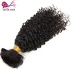 Lace s Bulk Hair Human Braiding Curly Double Drawn Full End 13 Stück für Zöpfe Großhandel Burmesisch 230928