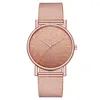 Wristwatches Crystal Watch Minimalist Calendar Women Casual Ladies Luxury Strap Band Analog Wrist Montre Femme