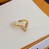 Modischer Luxus-Ring mit eingebettetem Zirkon-Alphabet, halboffen, verstellbar, Gold/Silber 2 Silber, Valentinstag, Weihnachten, Geschenk