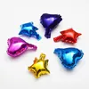 50 Uds. Globo de helio en forma de corazón decoración de aniversario 5 pulgadas rojo azul verde púrpura oro plata Color3307