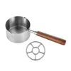 Pans Stainless Steel Mini Saucepan Condiment Sauce Pan Butter Warmer For Home