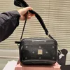 MM Wide Shoulder Strap Designer Camera Bags Unisex Luxurys Shoulder Bags Large Capacity Leather HandBag Messenger Purse 230915