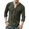 Camiseta masculina retro masculina camiseta all-matched umidade-wicking camiseta magro manga longa casual