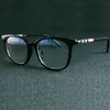 Okulary pełne okulary męskie luksusowe style optyczne okulary komputerowe 2472
