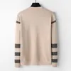 Mens designer tröjor vintertröja män o-hals casual pullover stickare zip långa tröjor berömda varumärke ungdomens höst tjockare jacka ahoodie sian size m-xxxl