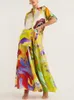 Etnik Giyim Kadınları Setler İki Parçalı Set Dashiki Afrika Baskı Kısa Kollu Üst ve Zarif Uzun Etek Yüksek Street Giyim Günlük Plaj Takım
