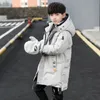 Down Coat Dzieci Parka Kids Winter Cotton Kurtka Snowsit Ubranie Big Boy ciepły zagęszcza odzież odzieży maluchowe Rękawiczki 2309928