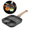 Pans 3-in-1 Stone Egg Frying Pan Burger Sausage Cooker Home Tool