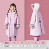 Capas de chuva gearraincoats crianças engrossado casaco de chuva ao ar livre impermeável capa de chuva crianças à prova de vento poncho meninos meninas estudante de inverno