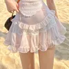 Spódnice kobiety o wysokiej talii spódnica japoński w stylu mini mini moda moda swobodna letnia studentka