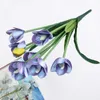 Dekoratif çiçekler simüle çiçek göz alıcı sahte sahte ipek sahne düzeni pratik bakım için kolay po sahne