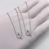 Diseñador de moda nuevos collares pendientes para mujeres Collar elegante Cadenas de gargantilla de alta calidad Joyería de diseñador Chapado en oro de 18 quilates gi296u