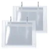 Frames 2 Pcs Vertical Po Holder Desk Clear Picture Stand Storage Display Calendar