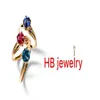 Fashion iced out rings anelli bague for lady Women Party Wedding Lovers gift engagement Jewelry for Bride with box NRJ216l