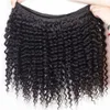 Synthetic s 36 38 40 Inch Deep Wave Bundles with 13x4 Lace Frontal 3 4 Curly Brazilian Remy Human Hair for Black Women 230928