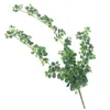 Dekoracyjne kwiaty sztuczne eukaliptus girlandy jedwabne winorośle Fałszywe bluszczowe pnącze rośliny zieleni wieniec