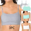 Shapers pour femmes Bodybuilding 3PC Pad Top Chest Bras Mode Femmes Yoga Sports Running Tank Blouse Tops actifs