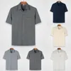 Men's Casual Shirts Summer Middle Aged Elderly Short Sleeved With Lapels Tops Are Loose Dad Wears Grandpas Blouses Clothing