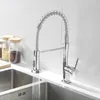 Kitchen Faucets Chromium Plated Faucet Cold And American Style Pull-out Accessories