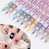 Vernis à ongles 12 stylos séchage rapide point d'ongle Graffiti stylo à points stylo de peinture acrylique bricolage forme Liner brosse pour les femmes 230928