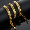 Łańcuchy moda luksusowy naszyjnik złoty łańcuch ze stali nierdzewnej Bizantyjska uliczna bioder biżuterii 243c