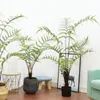 Kwiaty dekoracyjne 1-1,6m paproć dekoracja podłogi fttable i akcesoria bonsai roślina symulacja fałszywych drzew