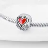 925 Sterling Silver For Women Charms Autentic Bead Halsband Pendant Ponged Pärledsmycken