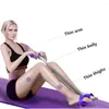 Paski oporowe 1PC Lina napięta mocne fitness Elastyczne siadanie Pull Spring Pand Pedal Pedal Exerciser