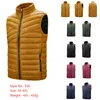 Gilets pour hommes Veste pour hommes Gilet sans manches Mode d'hiver Casual Slim Manteaux Marque Vêtements Coton Rembourré Hommes Gilet Grande Taille 2024