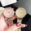 Brand Watches Women Girl Crystal Head Style Metal Steel Band Quartz Wrist Watch VE 50251i