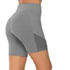 Shorts actifs pantalons de Yoga extensibles vêtements taille haute élasticité mince cyclisme doux