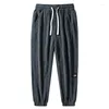 Pantalons pour hommes 9XL grande taille velours côtelé polaire hommes automne hiver extérieur épais chaud décontracté sport coton pantalon plus velours pantalons de survêtement