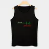 Heren tanktops en ik ben terug grappig citaat wit lettertype top mannelijke vest -sportschool