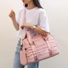 Sacos ao ar livre mulheres viagem mochila com compartimento de sapatos leve crossbody cor sólida separação seca molhada meninas ginásio viagem de trabalho