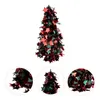 Juldekorationer Dinning Table Decor Decoration Xmas Decorative Tree Ornament Shaped Plastic Party Favor Crafts