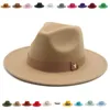 Wide Brim Hats Bucket Solid Color Fedora Hat Women Ribbon Band Men Porkpie Classic Beige Wedding Church Bowler Cap Chapeau Female 230928