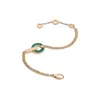 Braccialetti con diamanti singoli di moda e lusso, bracciale regolabile con monete in rame, disco con ciondoli da donna, con confezione regalo squisita225f