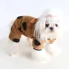 Vestuário para cães grandes bolinhas elk roupas para animais de estimação pijama vestido gato casacos filhote de cachorro roupas florais para cães teddy café