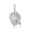 Pass Diamond Tester VVS Baguette Moissanite 925 Sterling Silver 10k 18k Real Gold Plating Christ Jesus Pendant 1.5inch Cross