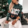 Suéteres de mujer Otoño Invierno Navidad fea para mujeres Diversión Linda Fiestas de invierno y vacaciones Jersey Chaleco