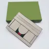 Mode Damen Herren Designer Bankkartenhalter Luxus Kreditkartenhalter Mini Kartenetui Karteninhaber mit Box
